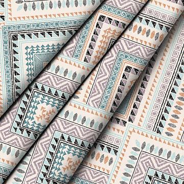 КПБ бязь Любимый дом рис.50430-1 Этника н/у