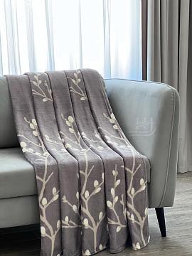 Плед велсофт ST-87 Верба Home Jalon коричневый