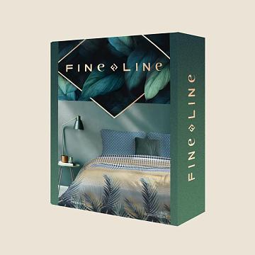 КПБ перкаль Fine Line рис.60200-1/60228-2 Бриз