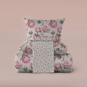 КПБ бязь Любимый дом рис.50396-1/50397-1 Розовый сад Н/У.