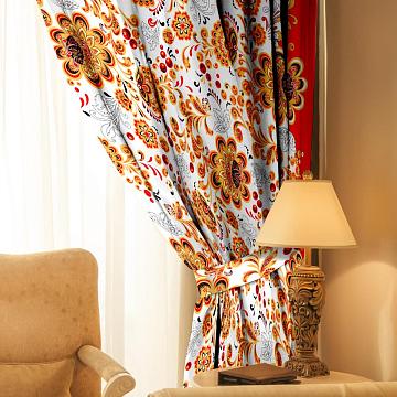 Рогожка 150 см наб рис.29407-1 Новая хохлома