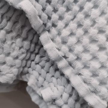 Полотно вафельное 150 см г/к рис.86020-13 светло-серый АК