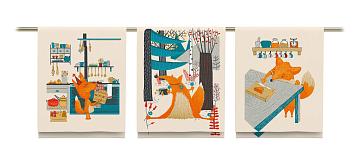 Рогожка 150 см наб рис.29251-1 Сливочный лис