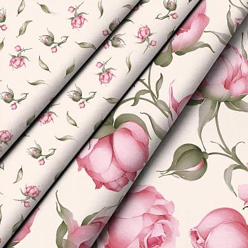 КПБ бязь Любимый дом рис.50396-1/50397-1 Розовый сад Н/У.