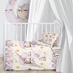 КПБ поплин Juno рис.13231-1/13232-1 Owls
