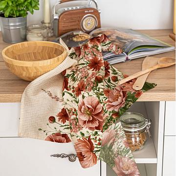 Полотно вафельное 50 см наб рис.29498-1 Флоранс