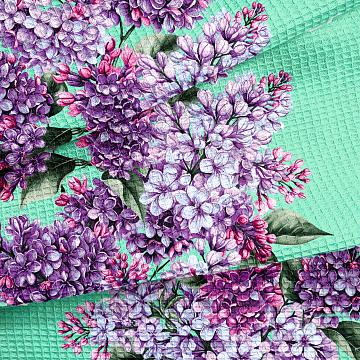 Полотно вафельное 50 см наб рис.29428-1 Сирень