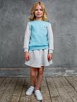Юбка д/дев Juno AW19GJ540 Cute серый меланж