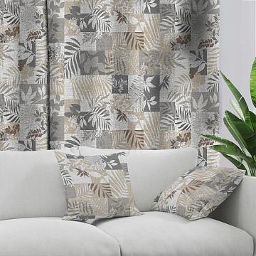 Рогожка 150 см наб рис.29378-1 Природная мозаика