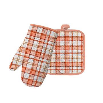 Набор из рогожки прихватка, рукавица Все ДOMA/Vse DOMA рис.60351-4 Тетра