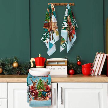 Рогожка 150 см наб рис.29383-1 Праздник к нам приходит