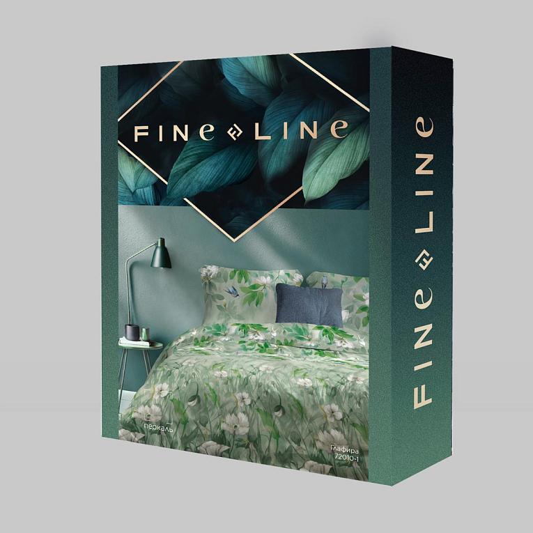 КПБ перкаль Fine Line рис.72010-1 Глафира NEW. - 3