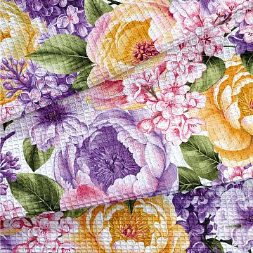 Полотно вафельное 150 см наб рис.29458-1 Флори