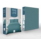 КПБ страйп-сатин Fine Line рис.Лазурь (лоток)