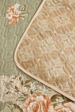 Покрывало двустороннее п/э Комфорт Персиковые розы