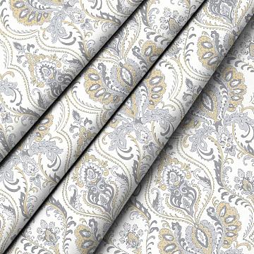 КПБ перкаль Fine Line рис.40828-4 Жемчужина new