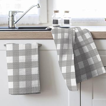 Набор вафельных полотенец Все ДOMA/Vse DOMA рис.60163-2 Пуаро