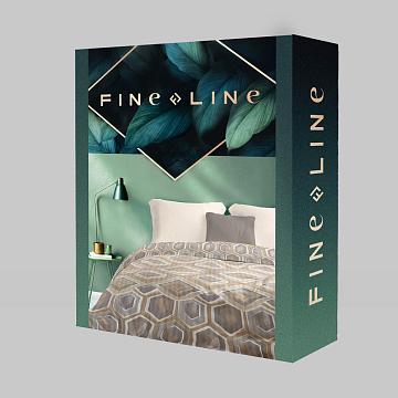 КПБ перкаль Fine Line рис.60218-1/24600-80 Антонио new
