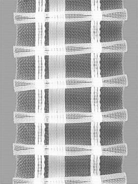 Лента шторная 40 мм арт 0с797 белая