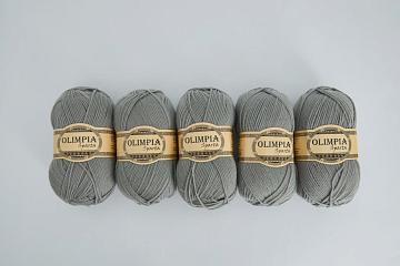 Пряжа для руч.вяз. Олимпия Спарта/Olimpia Sparta цв.IR15 серый 5шт*100г