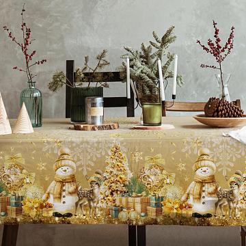 Скатерть рогожка Vse DOMA рис.60319-1 Сказочное Рождество