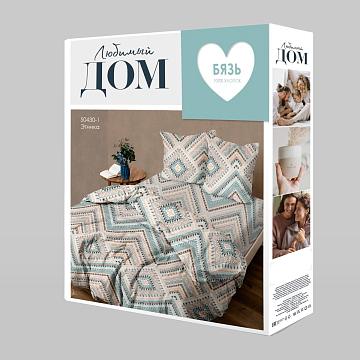 КПБ бязь Любимый дом рис.50430-1 Этника н/у