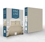 КПБ страйп-сатин Fine Line рис.Слоновая кость (лоток)