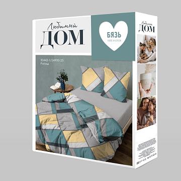 КПБ бязь Любимый дом рис.50442-1/24900-25 Ритмы н/у