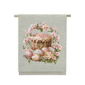 Полотенце вафельное Vse DOMA рис.60361-1 Светлое Воскресенье