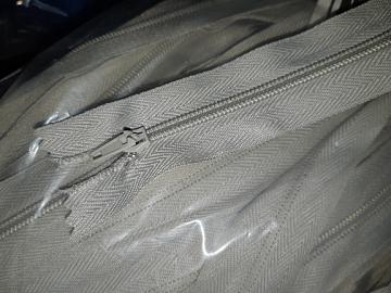 Молния витая разъемная Т5, Т6  80 см ц312 т-серая