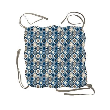 Подушка на стул рогожка квадратная Все ДOMA/Vse DOMA рис.60353-1 Эльтера