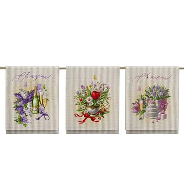 Полотно вафельное 150 см наб рис.29483-1 Самой Любимой