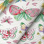 Полотно вафельное 50 см наб рис.62005-1 Butterfly