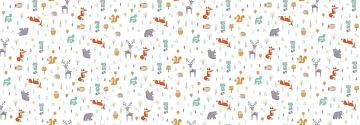 Фланель 90 см наб б/з рис.29147-1 Зверята