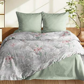 КПБ перкаль Fine Line рис.60273-1/43300-66 Туманное утро new