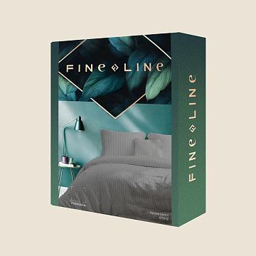 КПБ перкаль Fine Line рис.6793-12 Лунная соната (графит) NEW.
