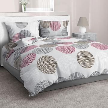 Бязь Премиум 220 см наб рис.50186-3 Пинг понг на сером (комп 941278)