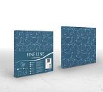 Наволочка трикотажная на молнии Fine Line Вензель синий