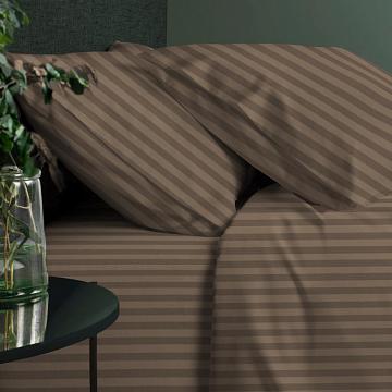 КПБ перкаль Fine Line рис.6793-48 Мелодия сна (латте) new