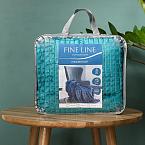 Плед велсофт Fine Line Голубая гавань 184728 кубик