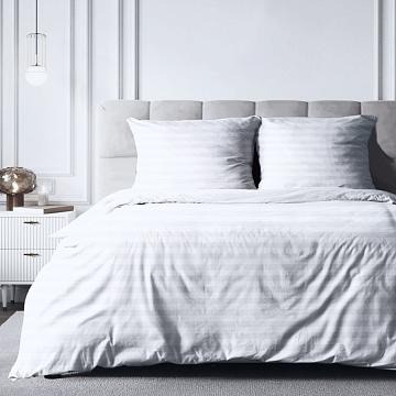 Страйп-сатин 220 см отбеленный арт 3052 (2*2 см)