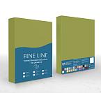 Простыня трикотажная на резинке Fine Line салатовый