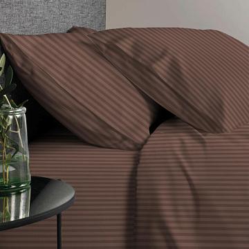 КПБ перкаль Fine Line рис.6793-18 Лунная соната (шоколад) NEW.