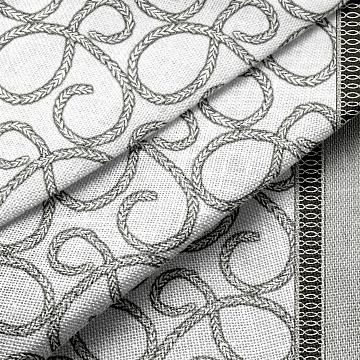 Рогожка 150 см наб рис.29475-1 Скарлет