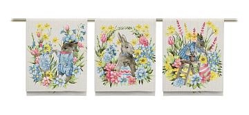 Полотно вафельное 150 см наб рис.29242-1 Подготовка к Пасхе