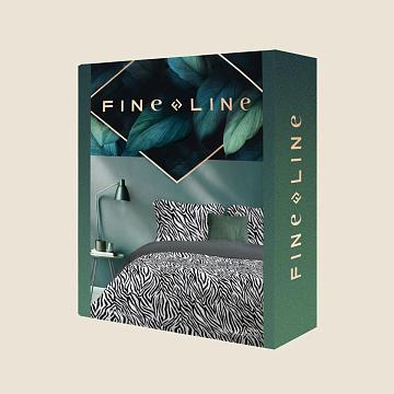 КПБ перкаль Fine Line рис.50364-1/24700-59 Зебра new