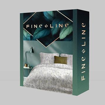 КПБ перкаль Fine Line рис.40828-4 Жемчужина new