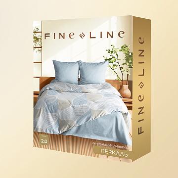 КПБ перкаль Fine Line рис.60303-1/24900-15 Легато