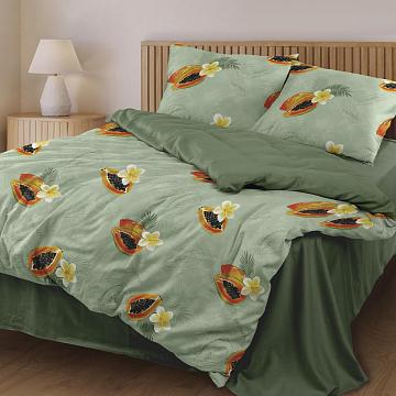 КПБ бязь Любимый дом рис.50184-1/24500-24 Папайя глит.