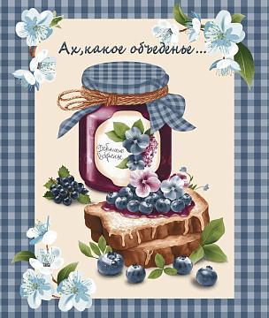 Полотно вафельное 50 см наб рис.29323-1 Бабушкино варенье